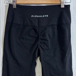 Alphalete Women’s Amplify Leggings Scrunch Butt. Black, Size Small